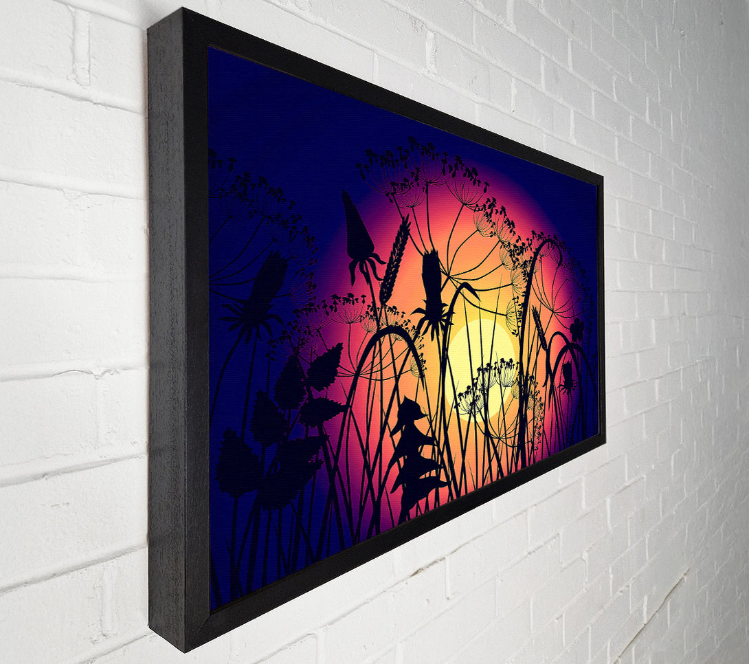  A Canvas Print of Flower Sun Glow Canvas Art