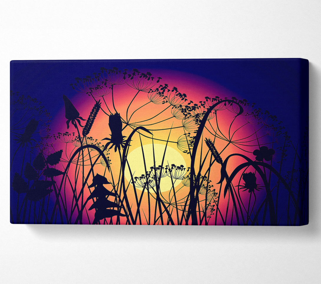  A Canvas Print of Flower Sun Glow Canvas Art