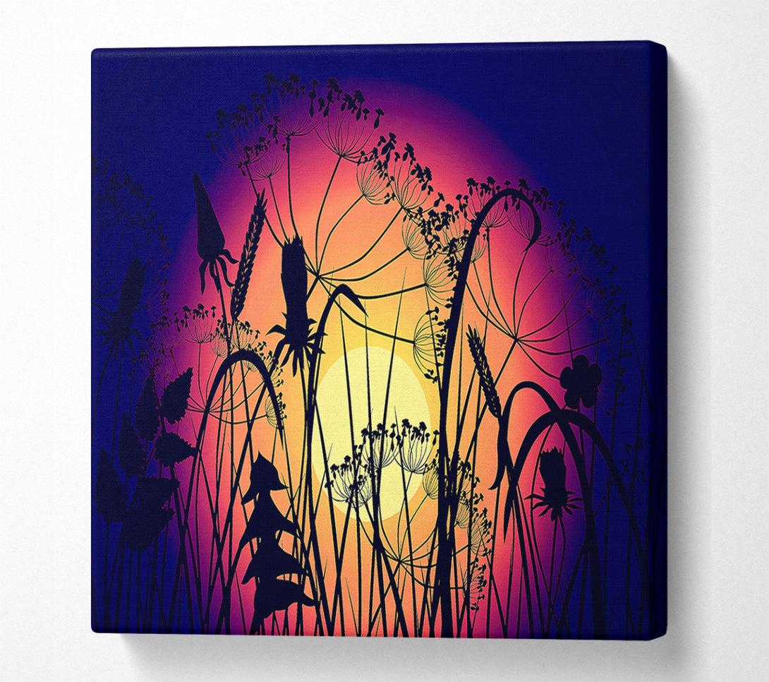  A Canvas Print of Flower Sun Glow Canvas Art