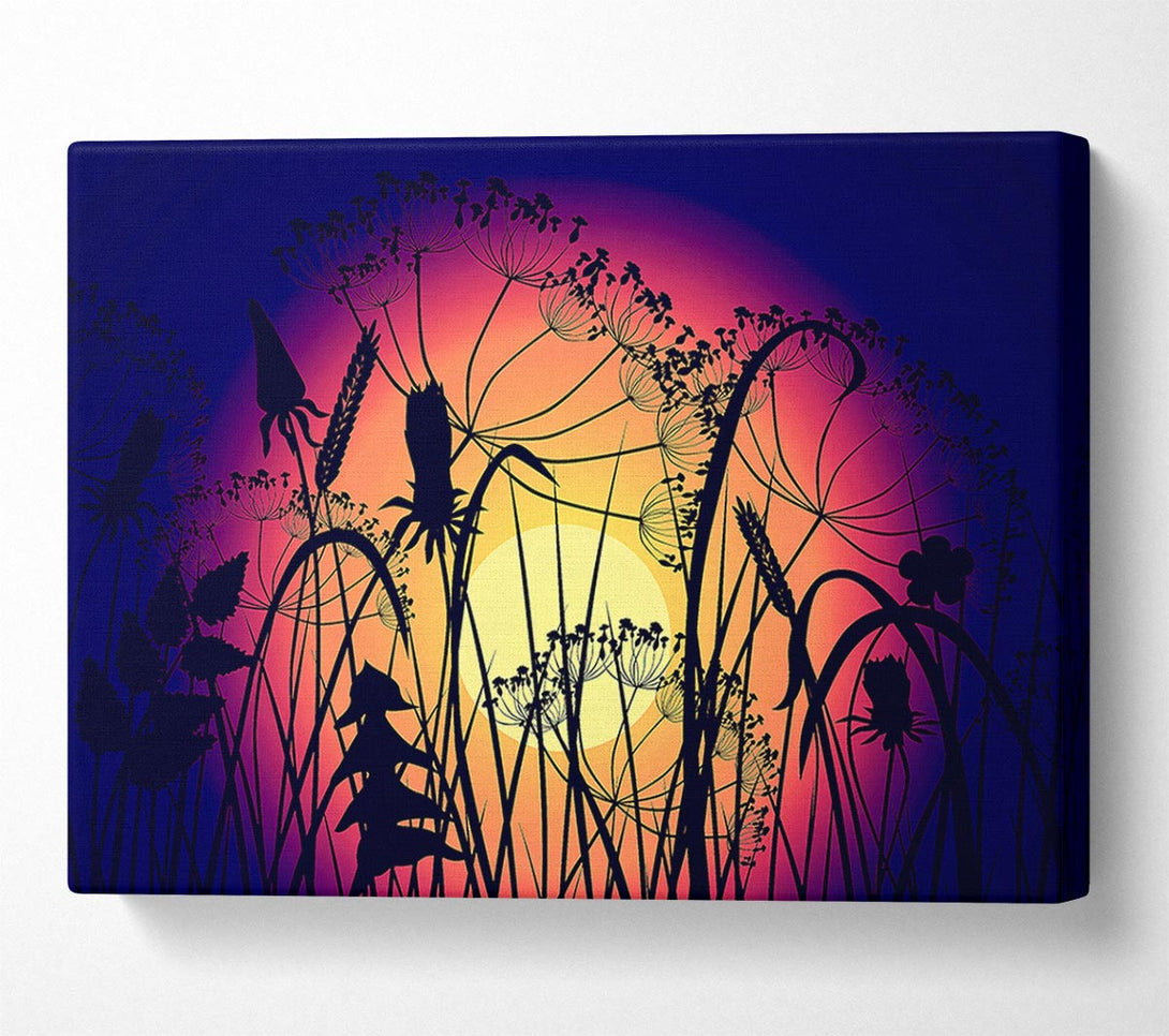  A Canvas Print of Flower Sun Glow Canvas Art