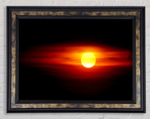 Energy Of The Sun Framed Print