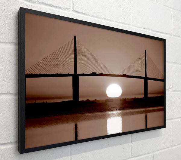 Distant Bridge Sundown Chocolate