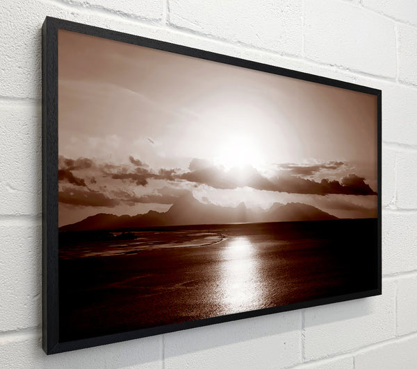 Chocolate Ocean Reflections