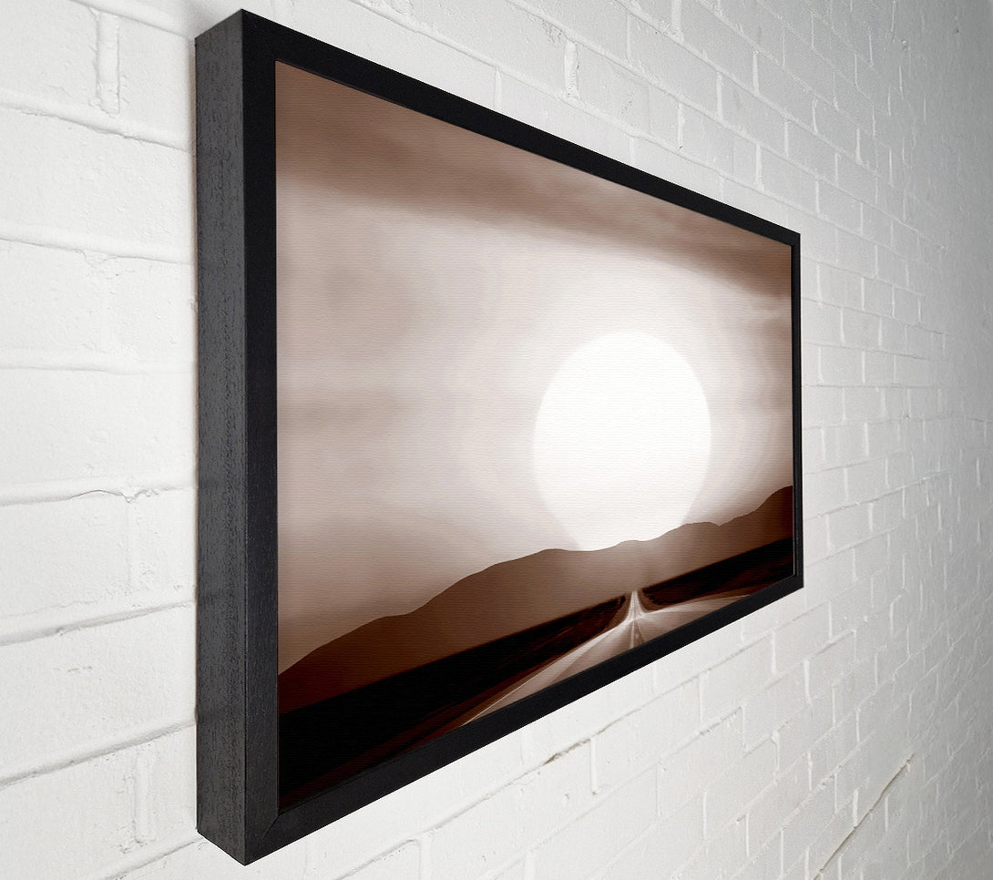  A Canvas Print of Chocolate Road To The Sun Canvas Art