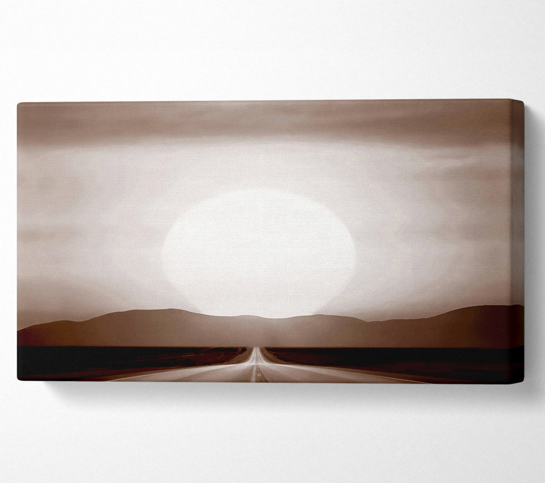  A Canvas Print of Chocolate Road To The Sun Canvas Art