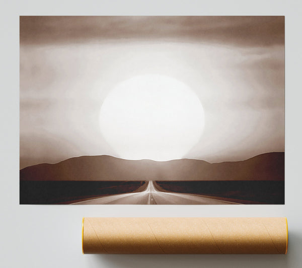 Chocolate Road To The Sun Poster