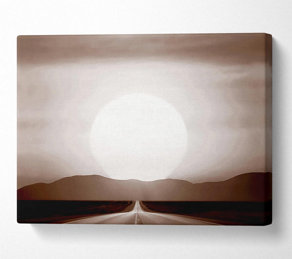  A Canvas Print of Chocolate Road To The Sun Canvas Art