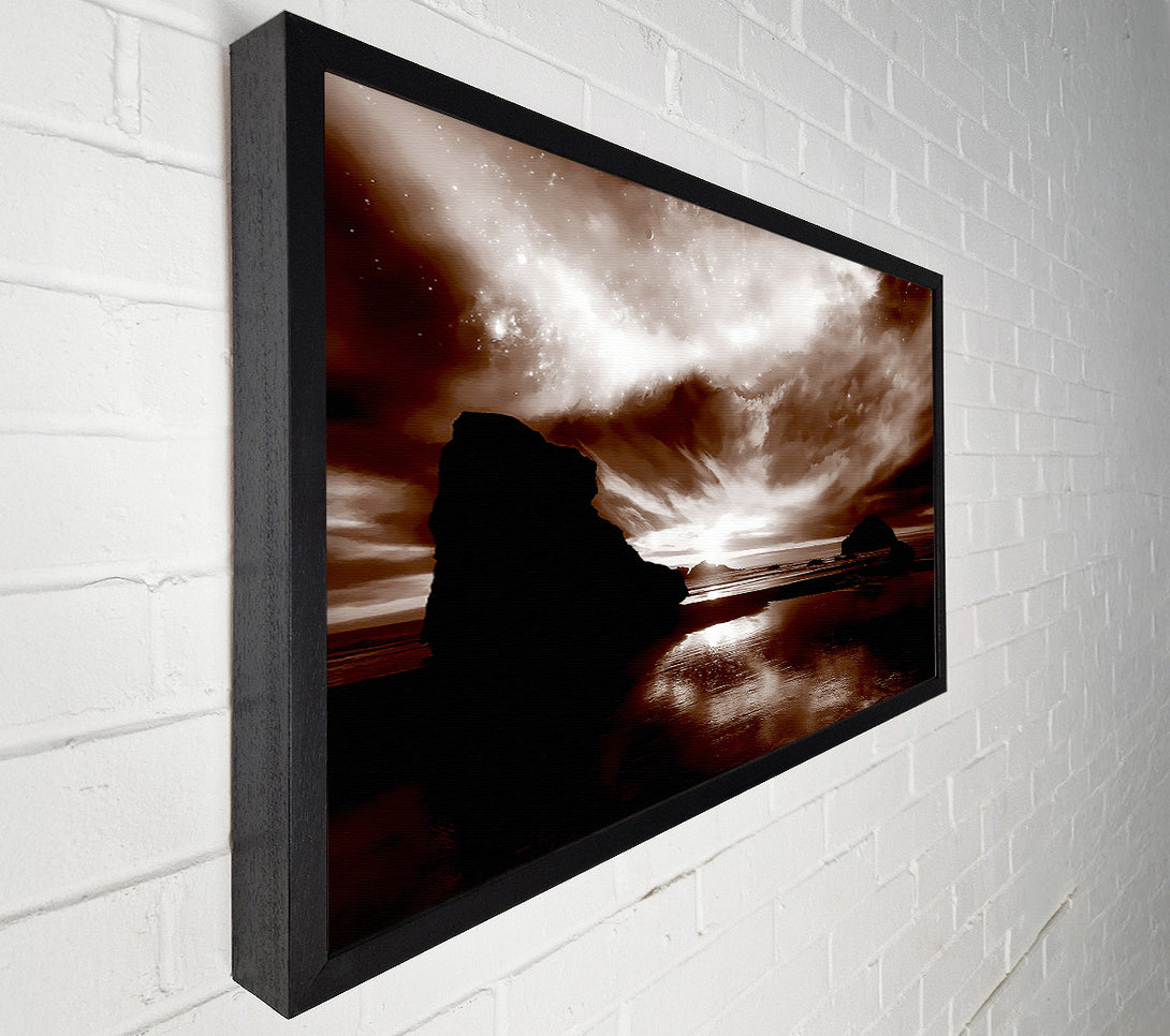  A Canvas Print of Chocolate Storm Skys Canvas Wall Art
