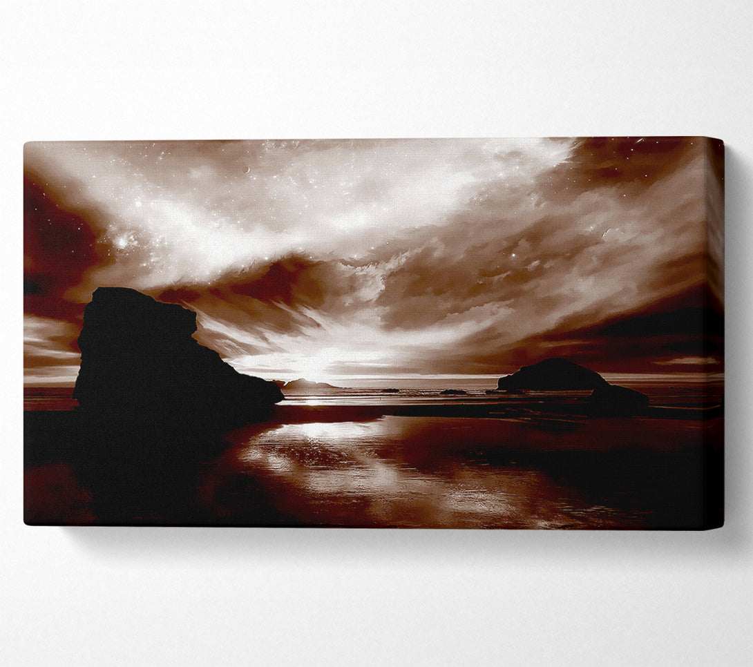 A Canvas Print of Chocolate Storm Skys Canvas Wall Art