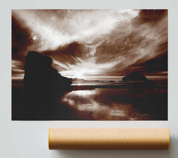 Chocolate Storm Skys Print