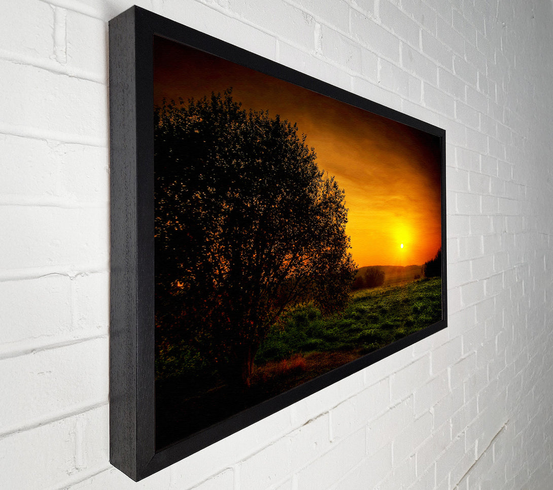  A Canvas Print of Yorkshire Dales Glow Canvas Wall Art