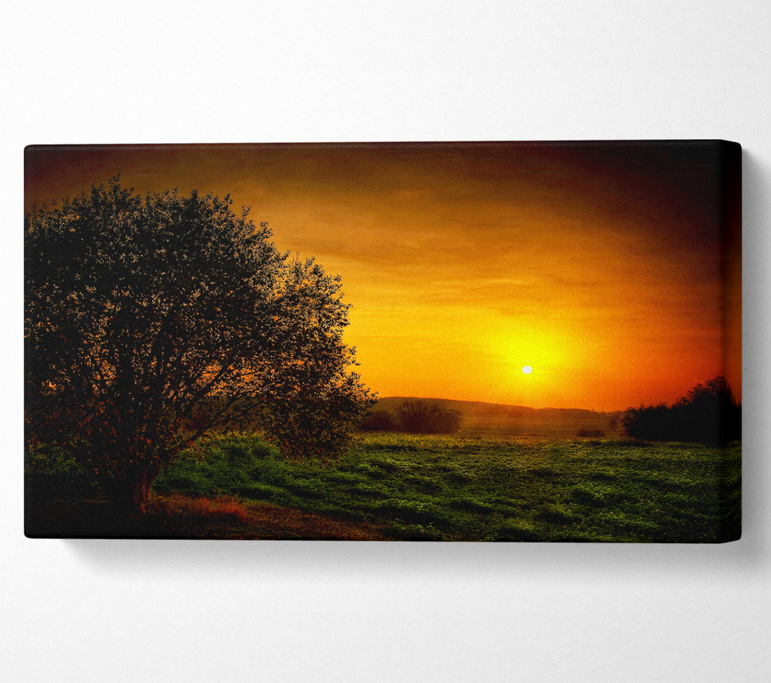  A Canvas Print of Yorkshire Dales Glow Canvas Wall Art