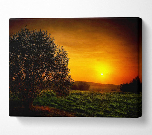  A Canvas Print of Yorkshire Dales Glow Canvas Wall Art