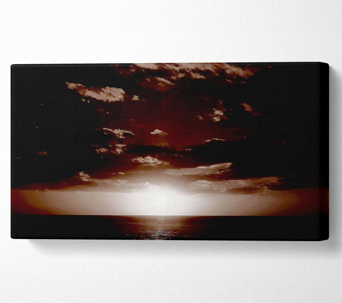  A Canvas Print of Chocolate Sun Clouds Canvas Print