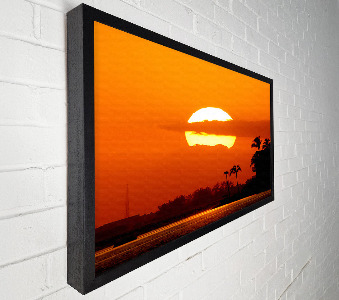  A Canvas Print of Paradise Beach House Canvas Print