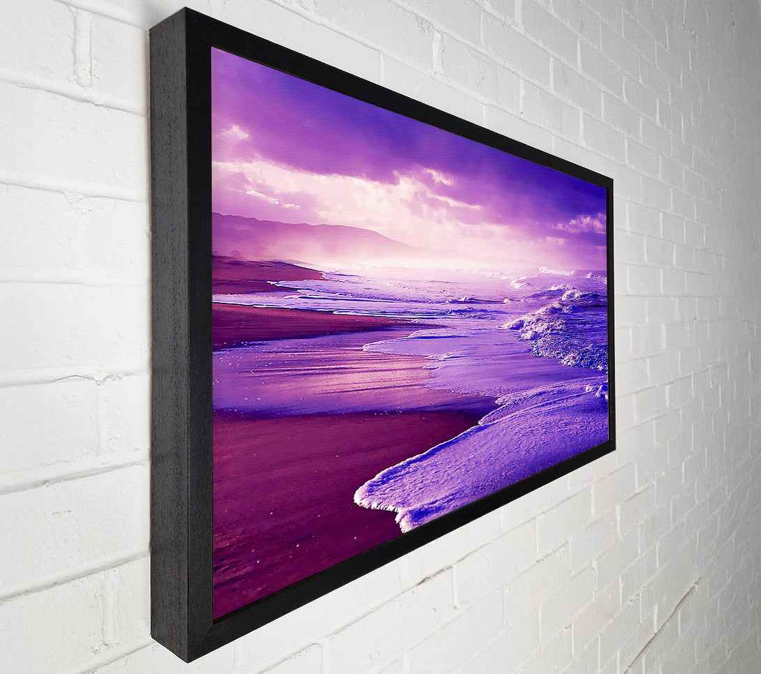  A Canvas Print of The Morning Oceans Ebb Canvas Wall Art