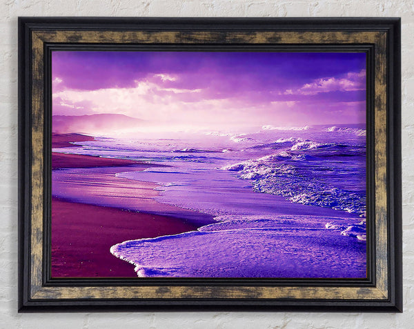 The Morning Oceans Ebb Framed Print
