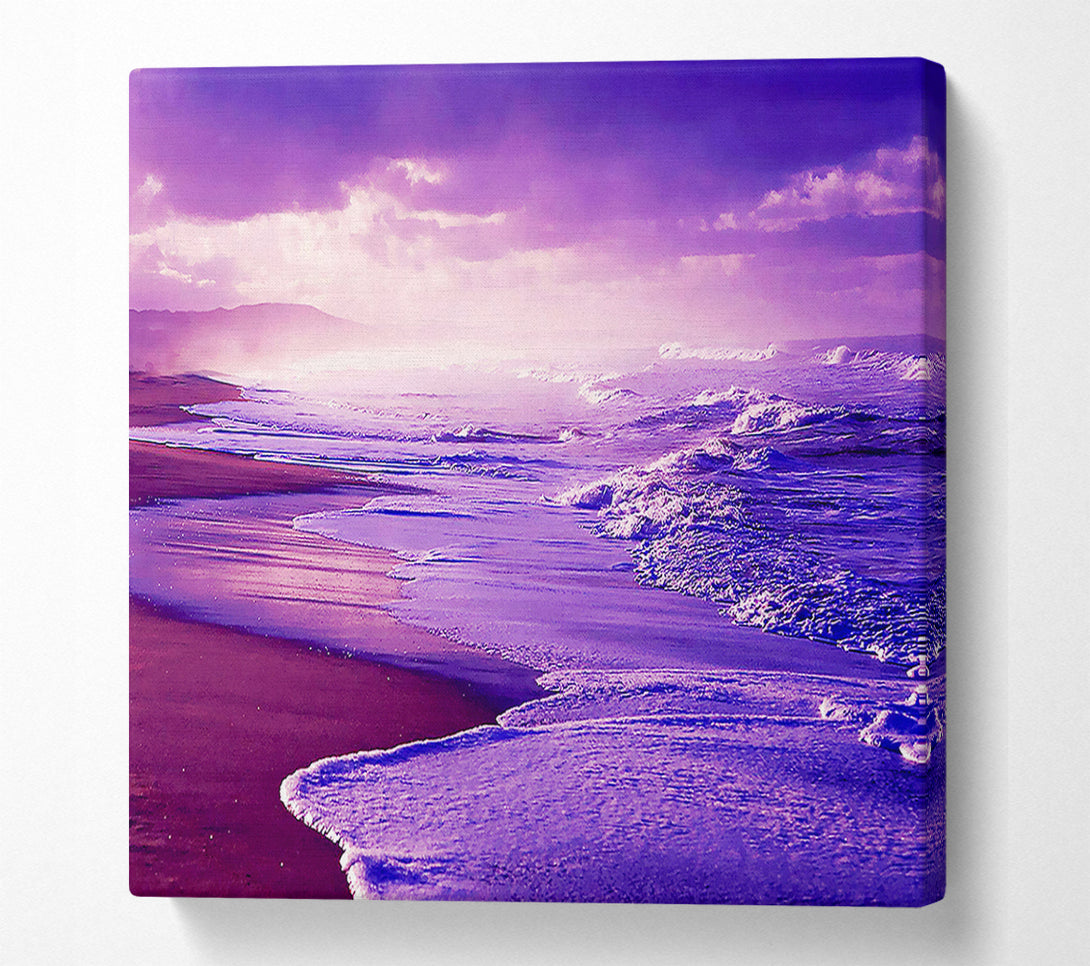  A Canvas Print of The Morning Oceans Ebb Canvas Wall Art