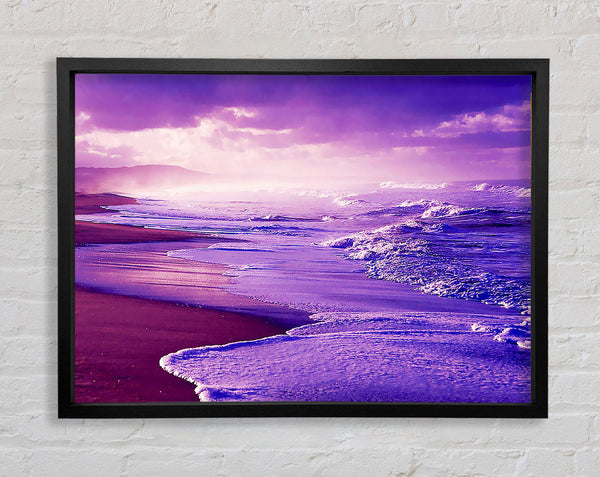 The Morning Oceans Ebb Framed Print
