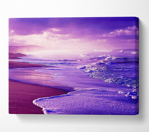  A Canvas Print of The Morning Oceans Ebb Canvas Wall Art