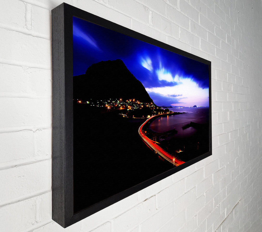  A Canvas Print of The Road Past The Ocean Canvas Art
