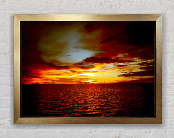Calm Before The Storm Ii Framed Print