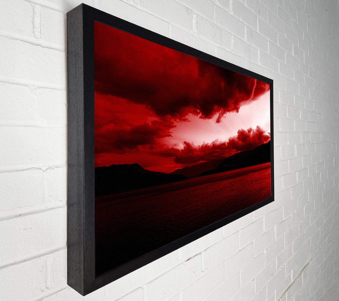  A Canvas Print of Red Tempest Sky Canvas Wall Art