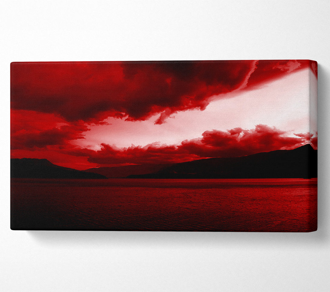  A Canvas Print of Red Tempest Sky Canvas Wall Art