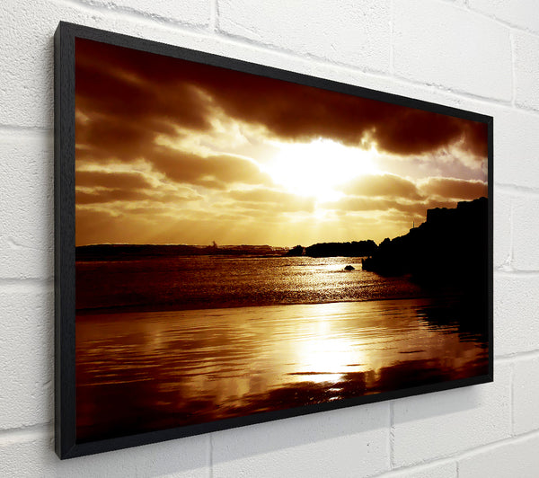 Chocolate Sunset Reflections