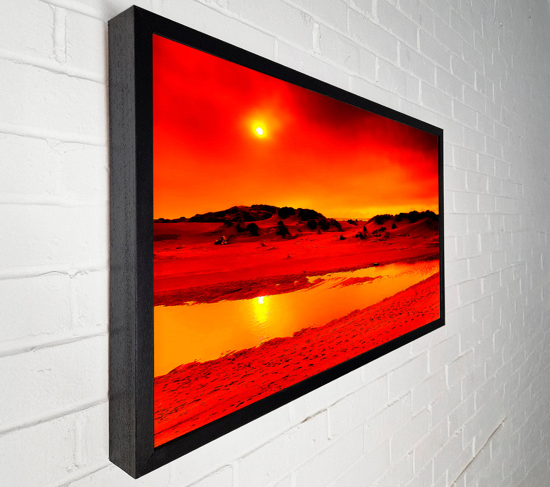  A Canvas Print of Stunning Ocean Sand Dunes Canvas Wall Art