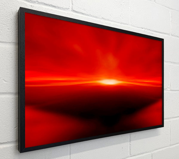 Red Abstract Sunblaze