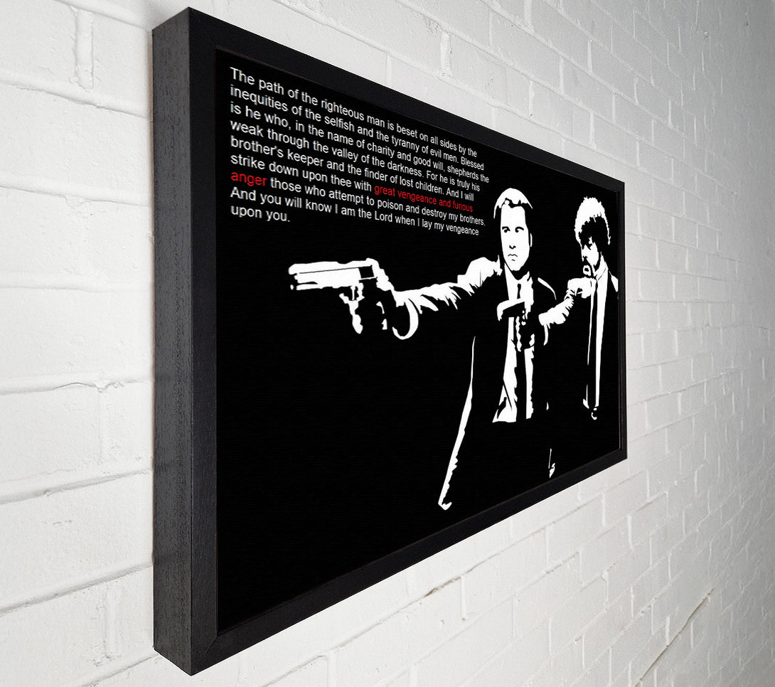  A Canvas Print of Movie Quote Dogs The Path Canvas Wall Art