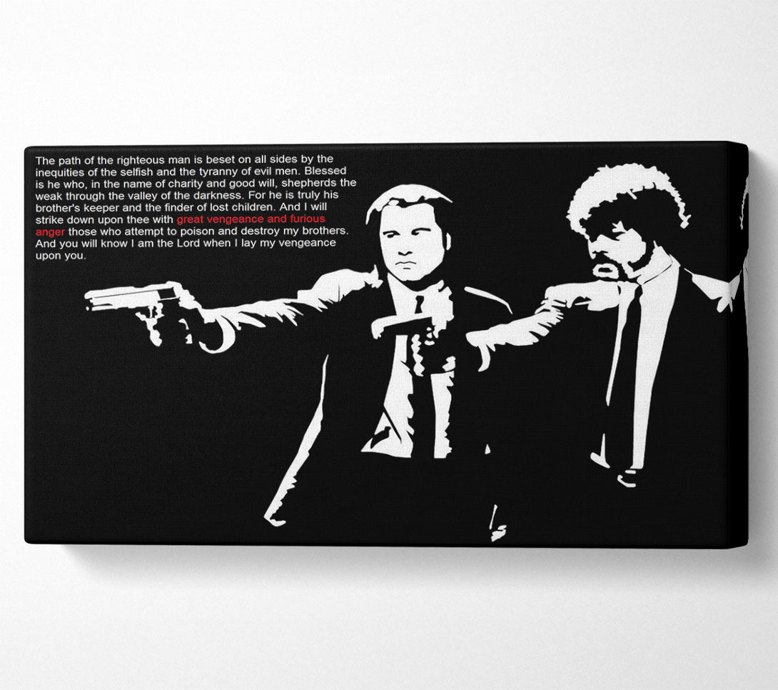  A Canvas Print of Movie Quote Dogs The Path Canvas Wall Art