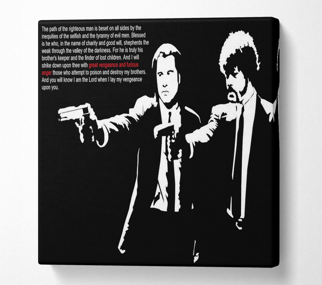  A Canvas Print of Movie Quote Dogs The Path Canvas Wall Art