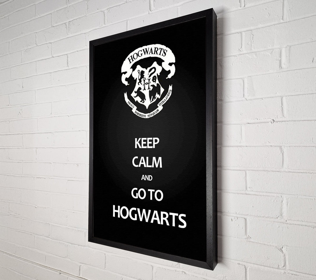  A Canvas Print of Keep Calm Hogwarts Canvas Print