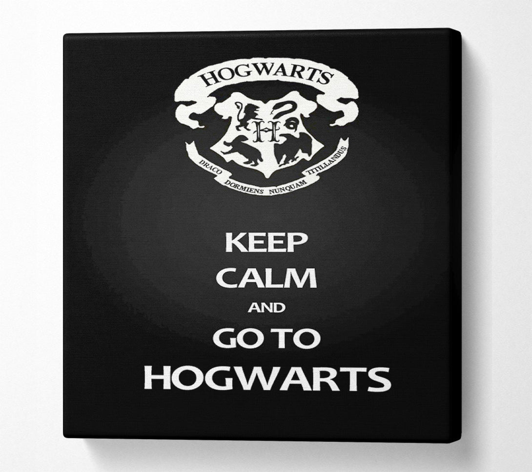  A Canvas Print of Keep Calm Hogwarts Canvas Print