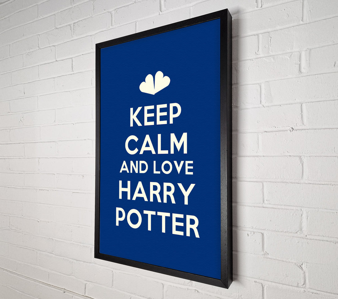  A Canvas Print of Keep Calm Potter Canvas Print
