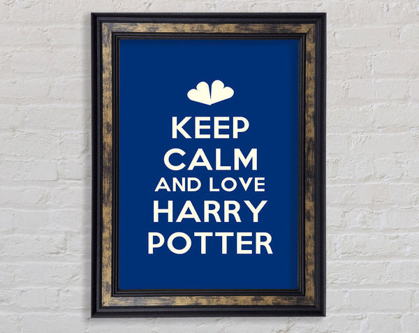 Keep Calm Potter Framed Print