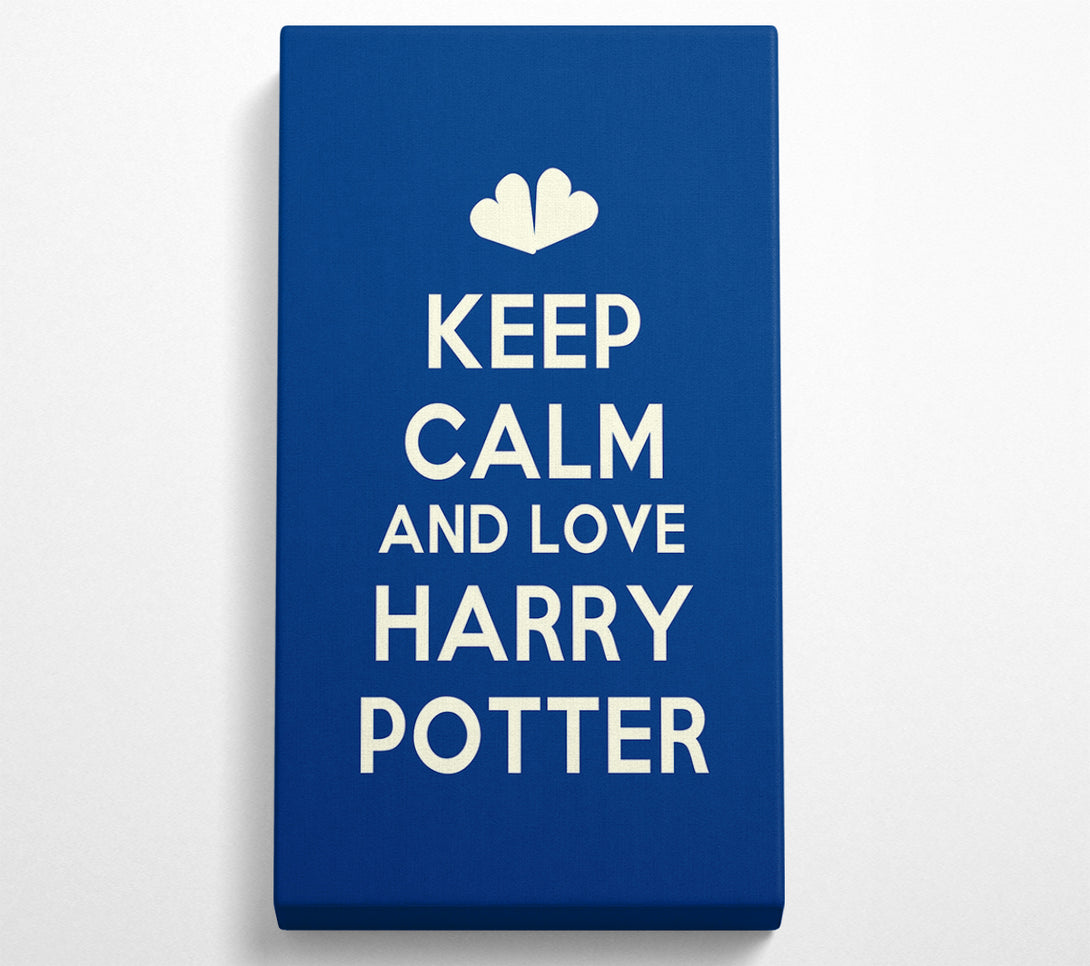  A Canvas Print of Keep Calm Potter Canvas Print