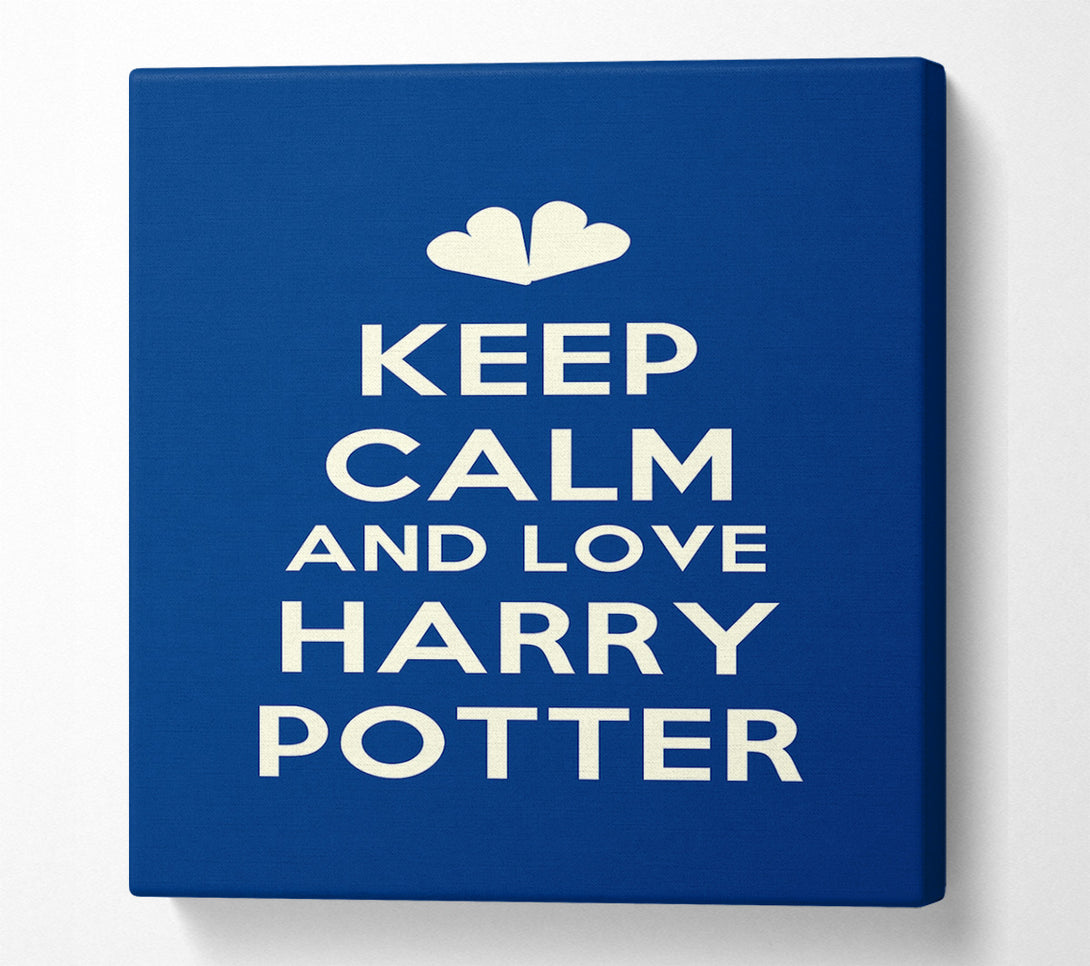  A Canvas Print of Keep Calm Potter Canvas Print