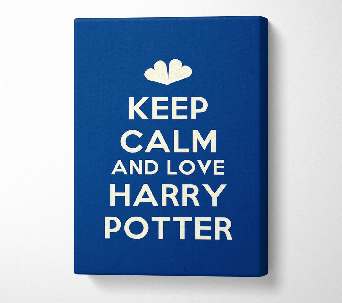  A Canvas Print of Keep Calm Potter Canvas Print