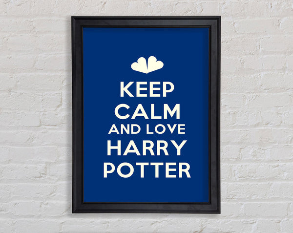 Keep Calm Potter Framed Print