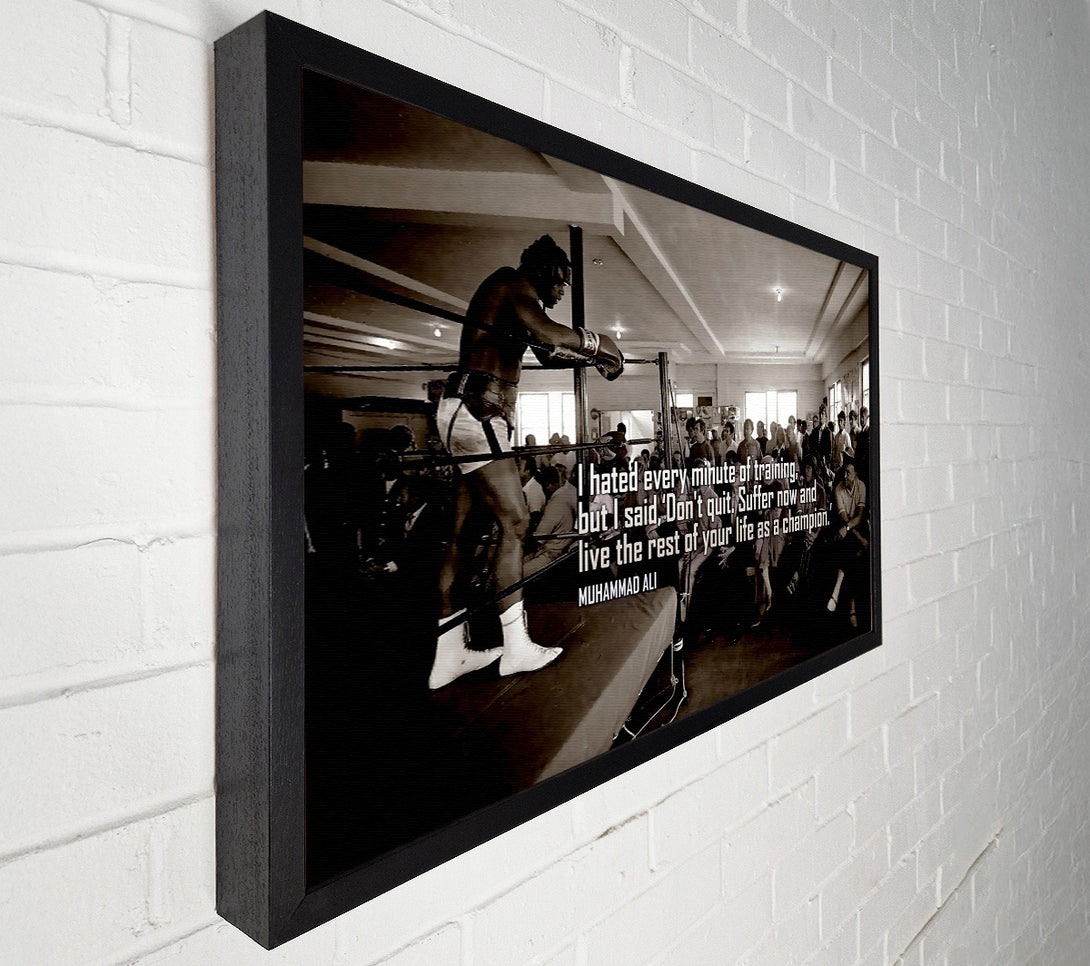  A Canvas Print of Motivational Quote Muhammad Ali Motivational Canvas Art