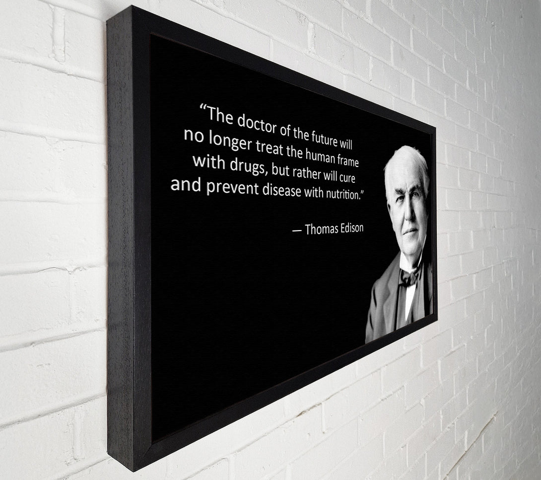  A Canvas Print of Motivational Quote Thomas Edison Canvas Art