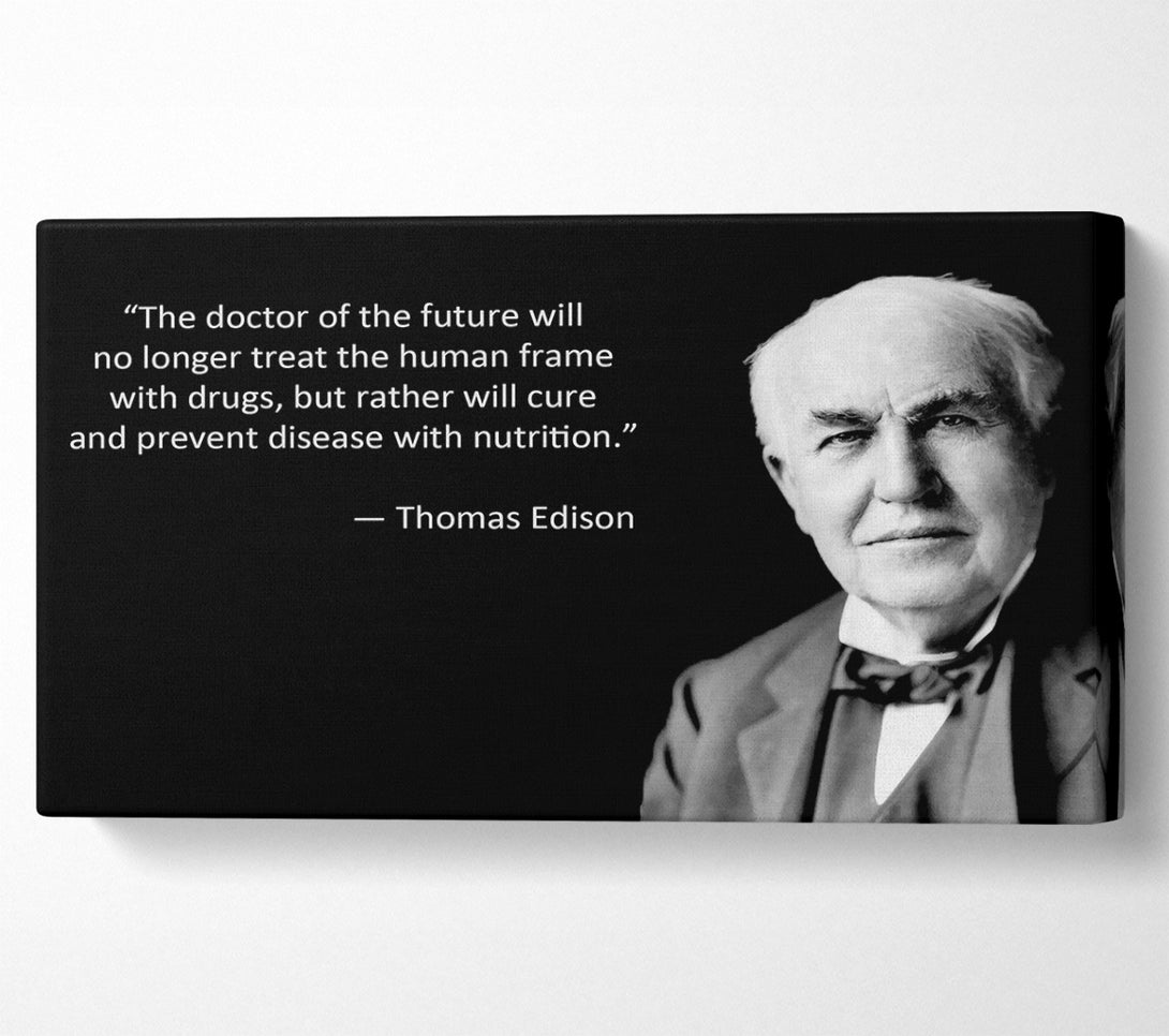  A Canvas Print of Motivational Quote Thomas Edison Canvas Art