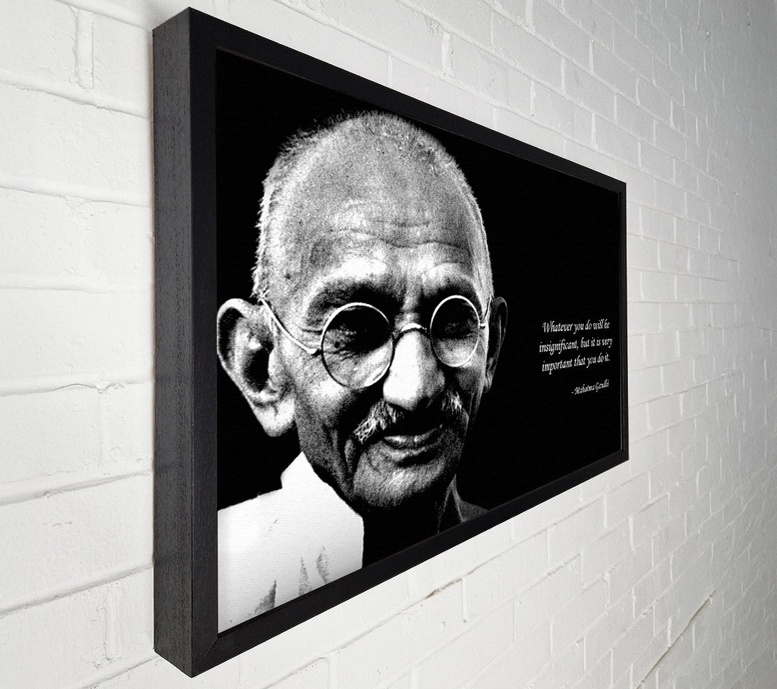  A Canvas Print of Motivational Quote Gandhi Do It Canvas Art