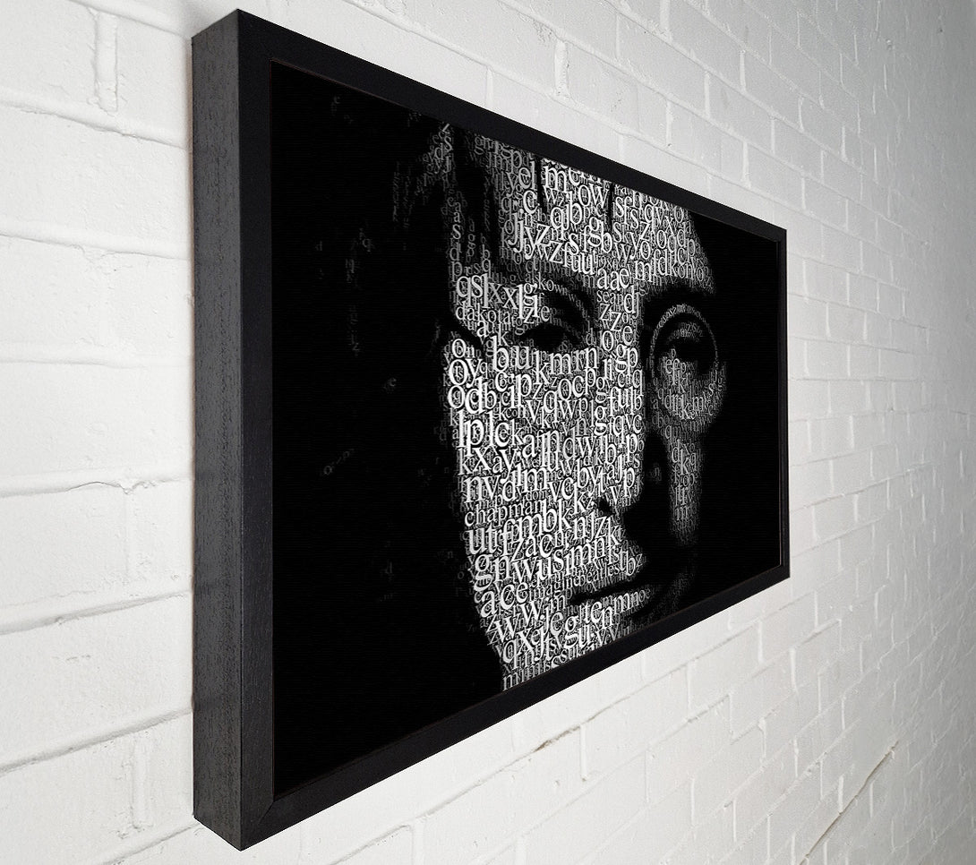 A Canvas Print of Music Quote John Lennon Words Canvas Wall Art