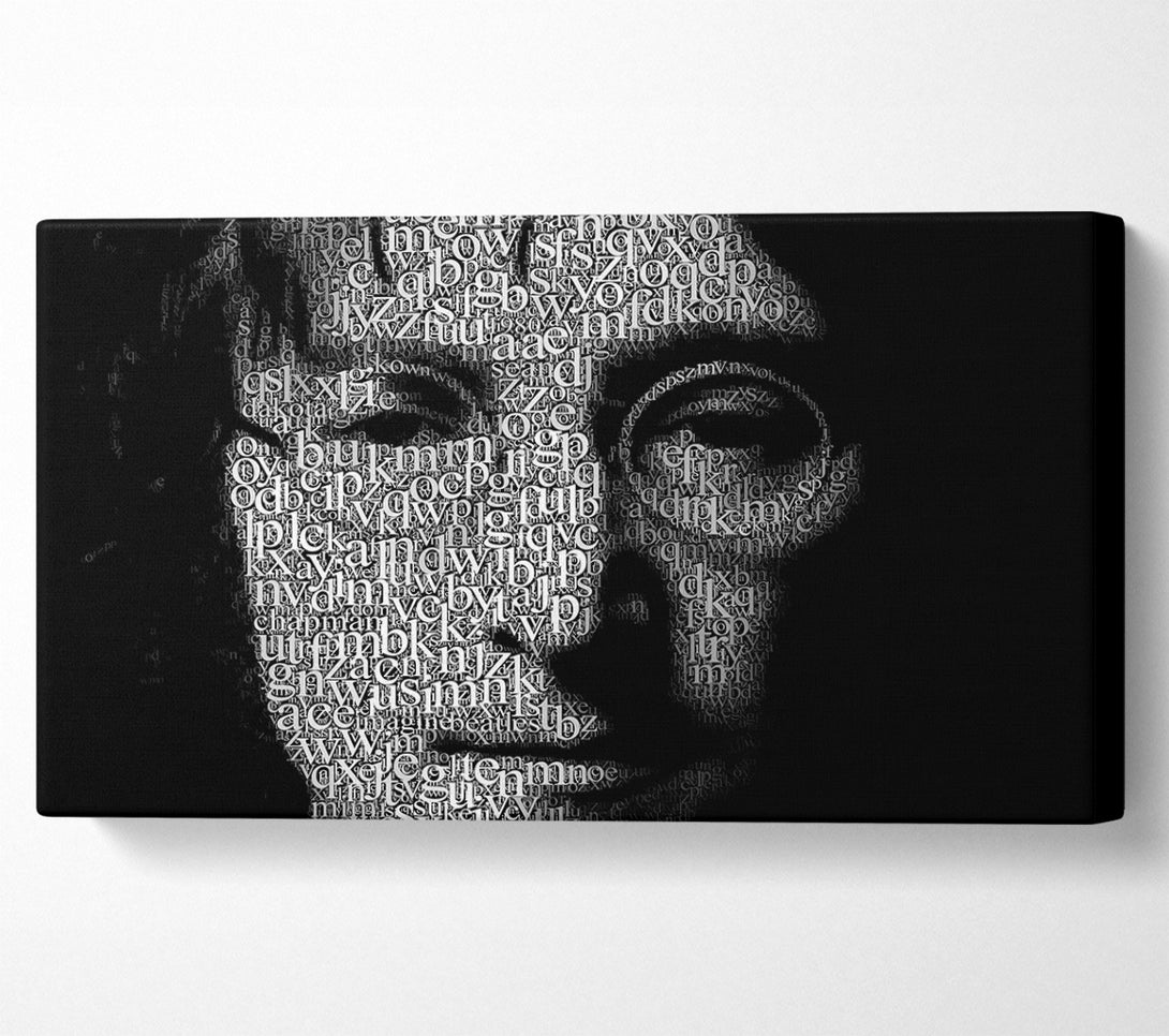  A Canvas Print of Music Quote John Lennon Words Canvas Wall Art