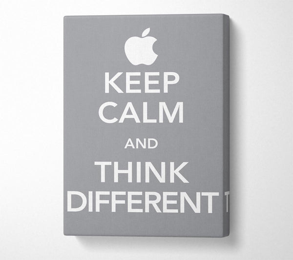  A Canvas Print of Keep Calm And Think Diffrent Canvas Wall Art