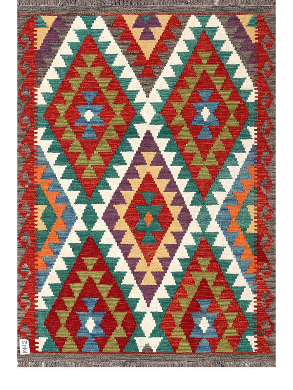 Maimana Afghanistan Kilim Rug - 149 x105 cm
